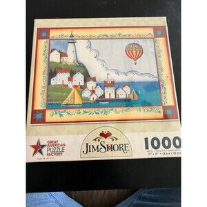 Jim Shore Coastal Village 1000 Piece Jigsaw Puzzle 2010